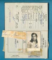 Passeport indien photo page de Saroj Sharma.