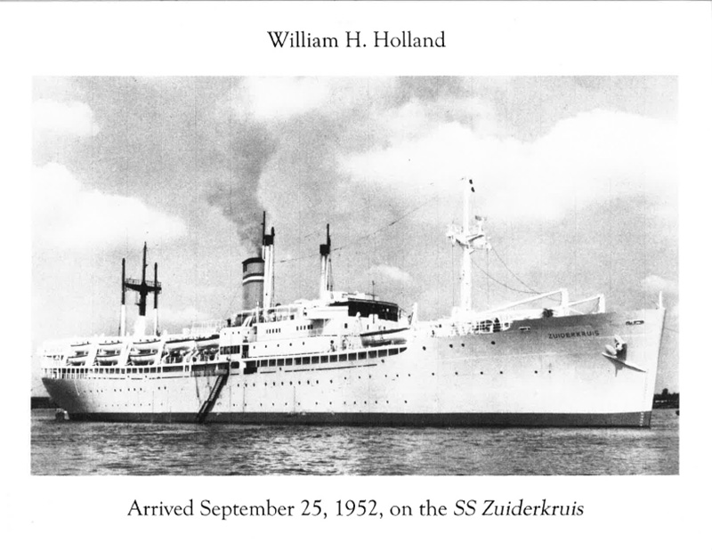Un gros navire nommé Zuiderkruis près d’un quai.